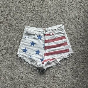 Patriotic Star and Stripe Women's Shorts